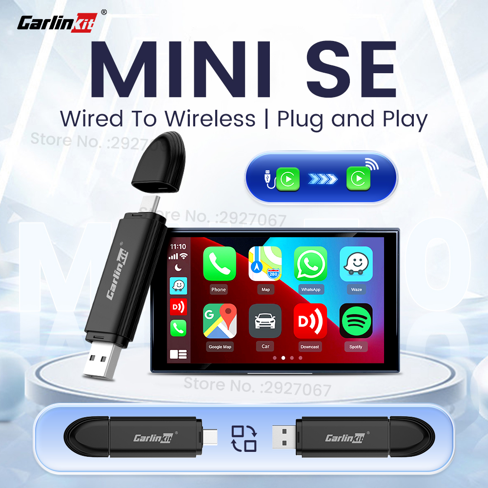 Car Accessories Usa - CarlinKit MINI 5.0 Pro Wireless CarPlay