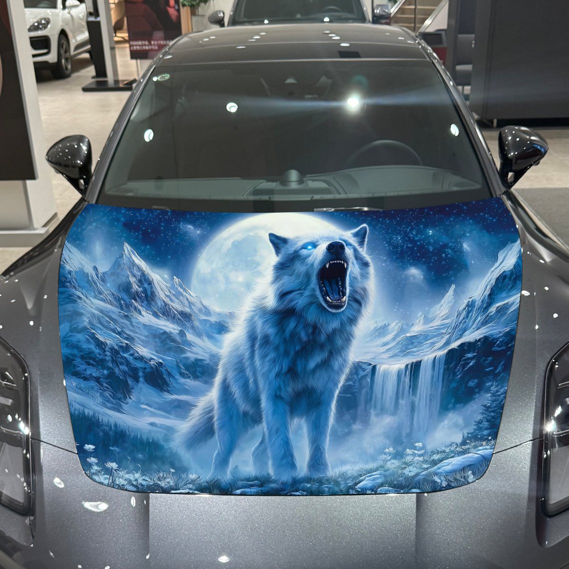 Winter Mountain Night Scene Wo - Car Accessories For Winter review and price