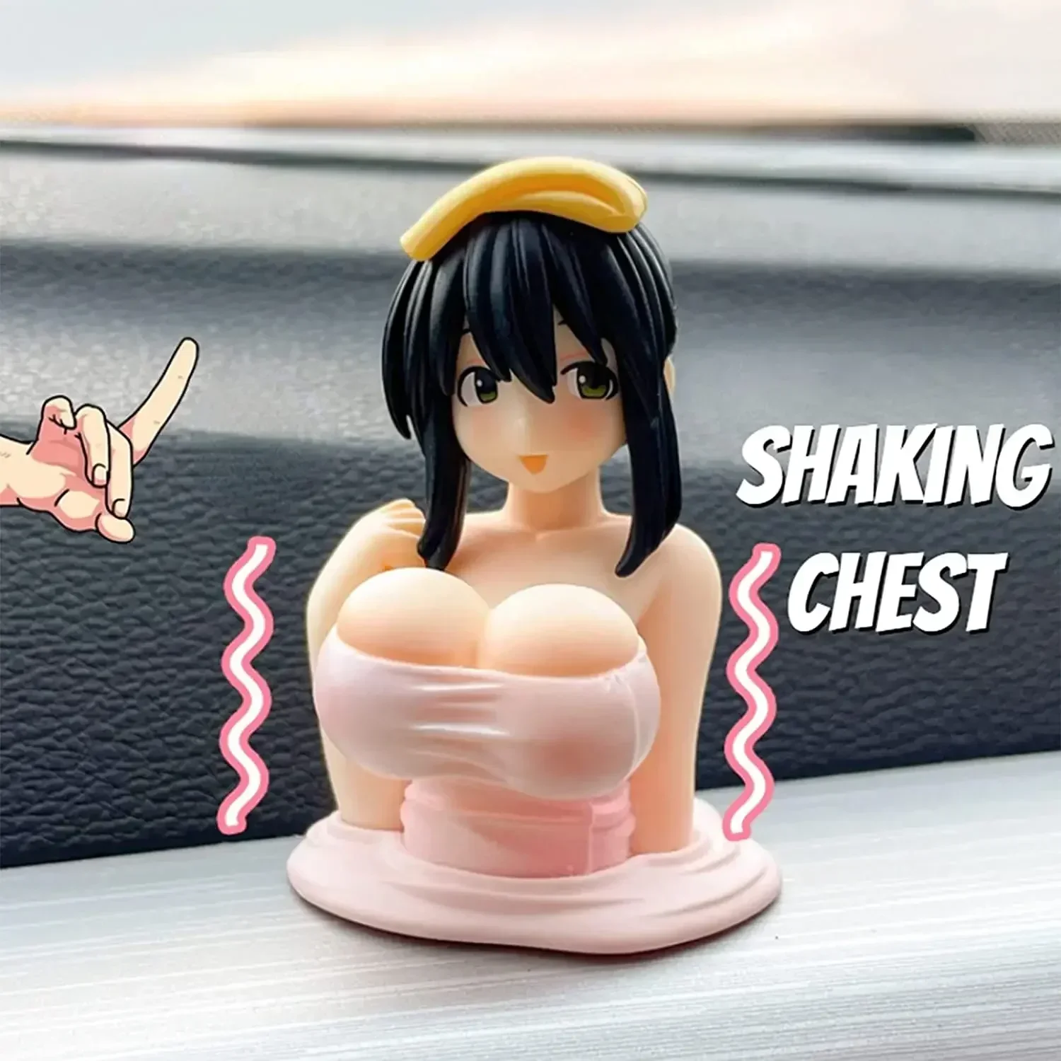 Sexy Anime Shaking Boobs Conso - Car Accessories Girl review and price