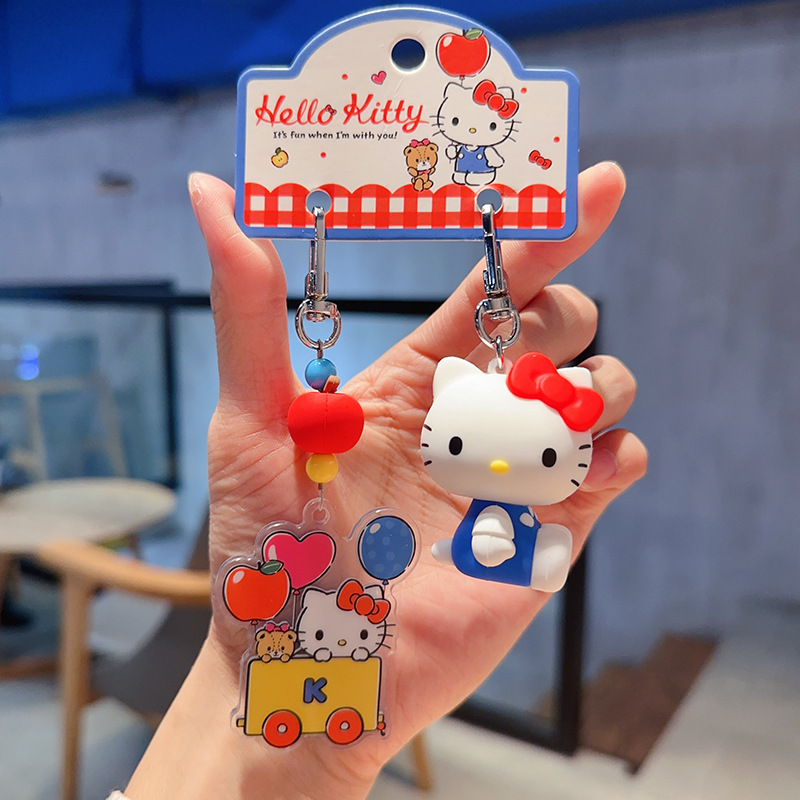 Anime Hello Kitty Keychain Kt  - Car Accessories Girl review and price