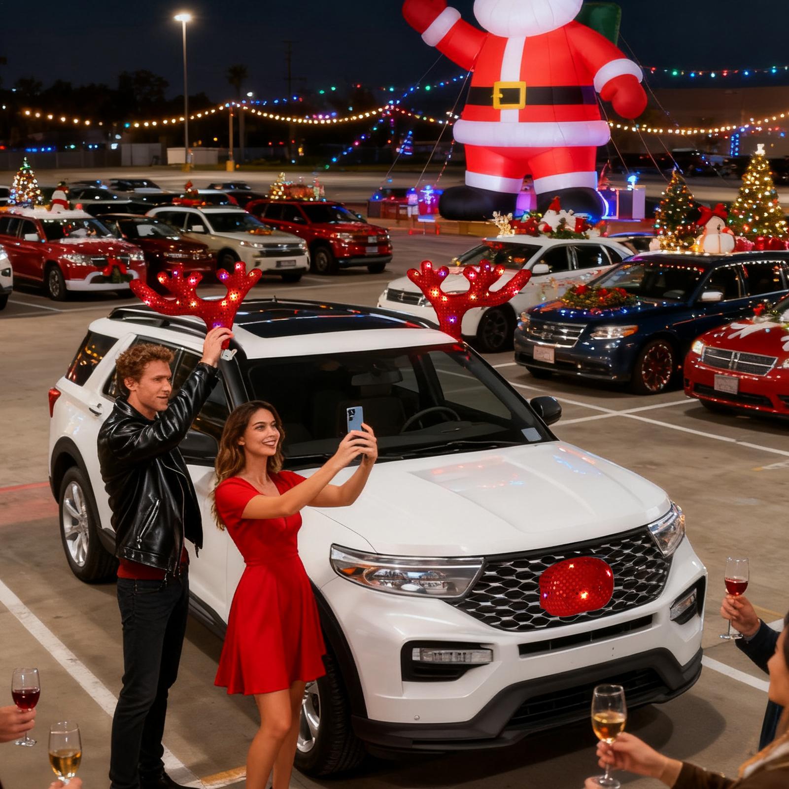 Car Christmas Decorations Cute - Car Accessories For Winter review and price