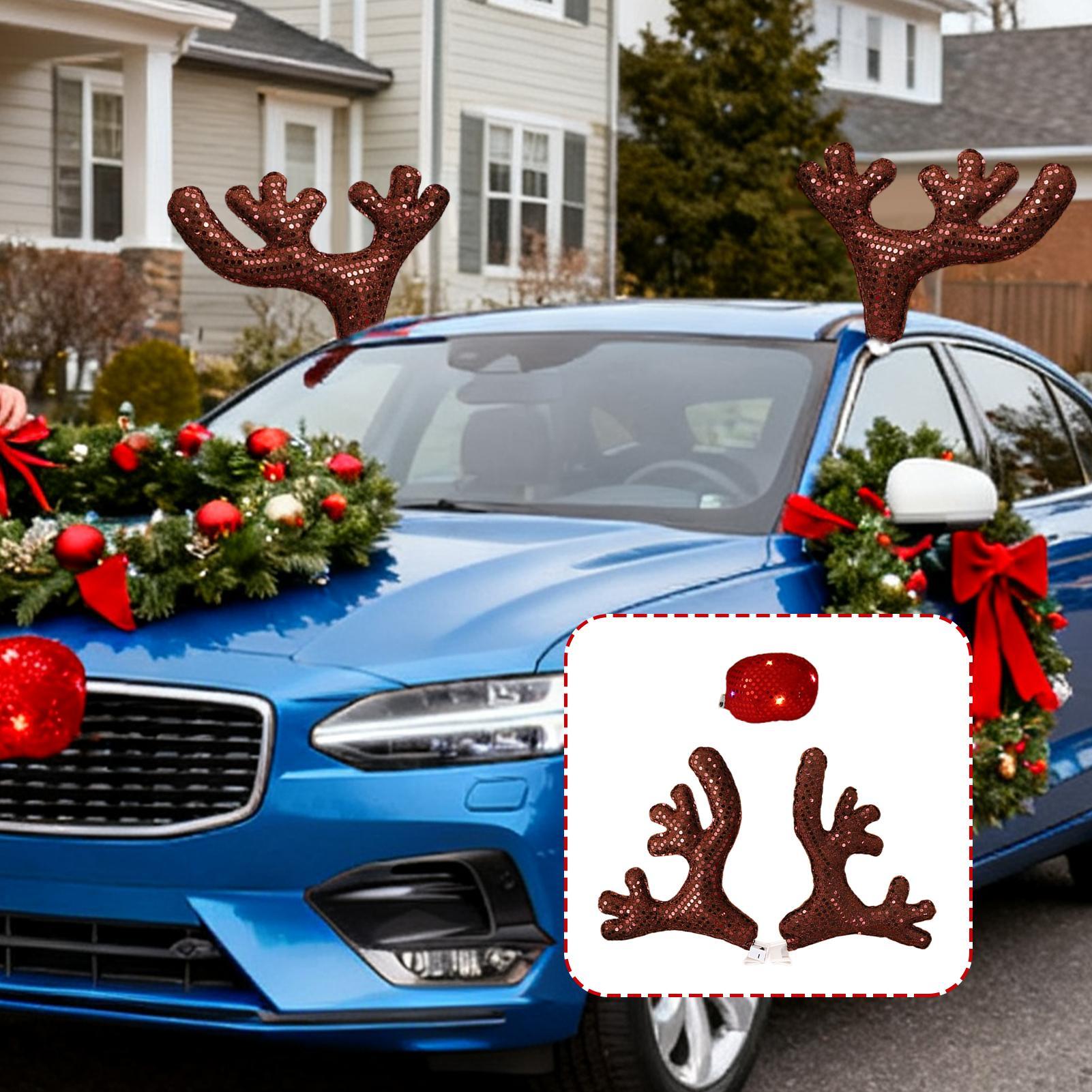 Car Christmas Decorations Cute - Car Accessories For Winter review and price