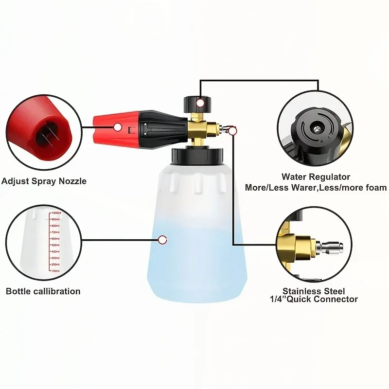 High Pressure PA Foam Cannon A - Car Accessories For Winter review and price