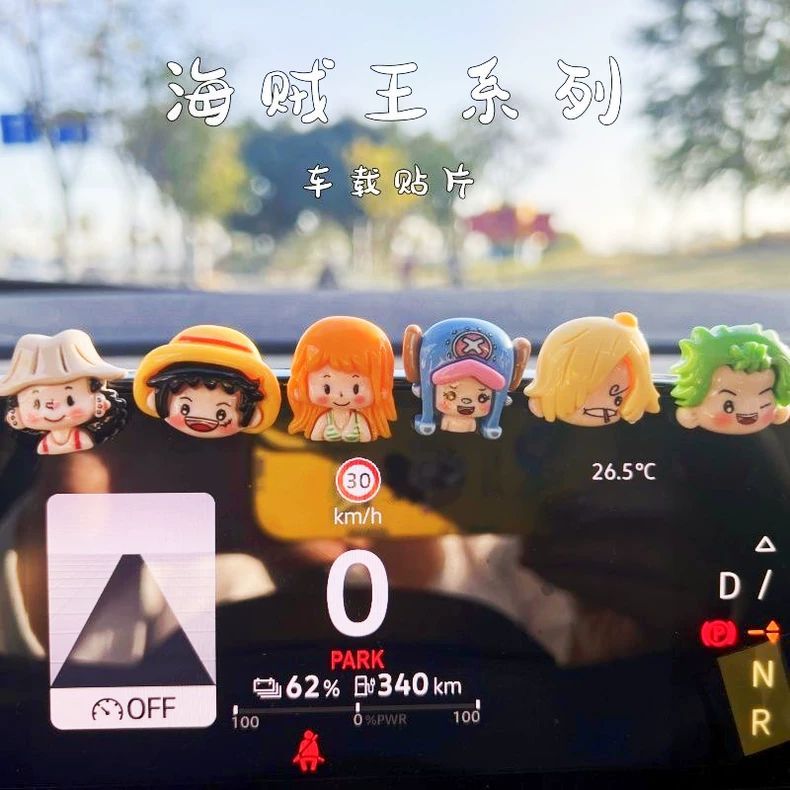 One Piece Cartoon Cute DIY Pat - Car Accessories Wholesale review and price