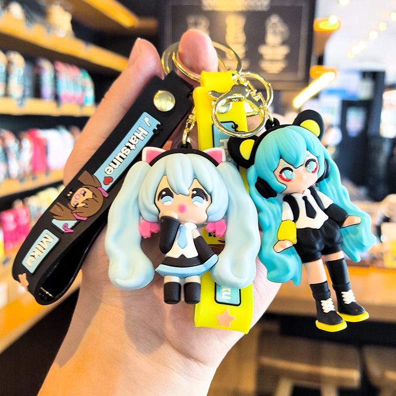 Hatsune Miku Keychain Cartoon  - Car Accessories Company review and price