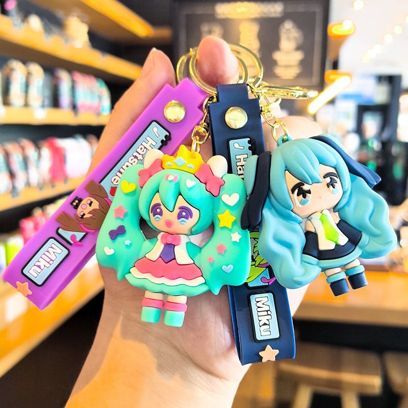 Hatsune Miku Keychain Cartoon  - Car Accessories Company review and price