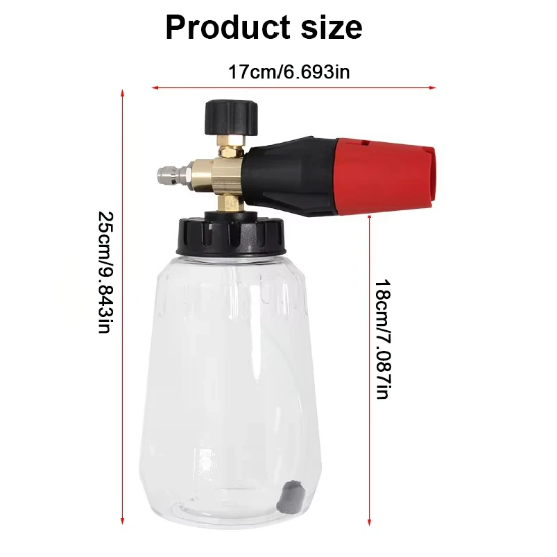 High Pressure PA Foam Cannon   - Car Accessories For Winter review and price