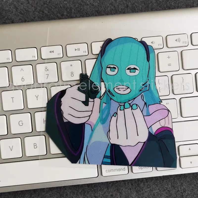 Miku Motorcycle Sticker Water  - Car Accessories Girl review and price