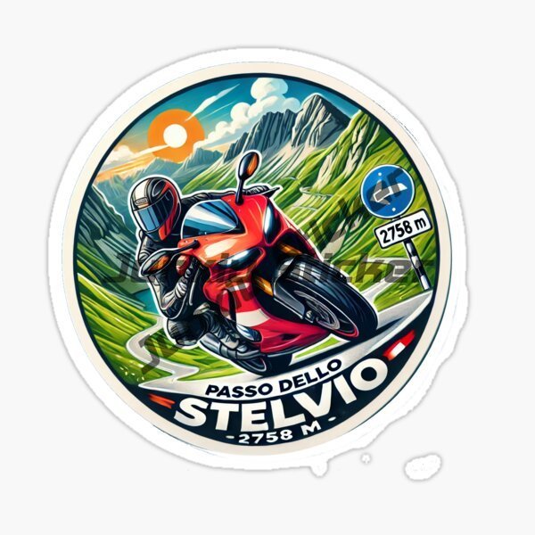 STELVIO PASS ITALIA Car Sticke - Car Accessories Nz review and price