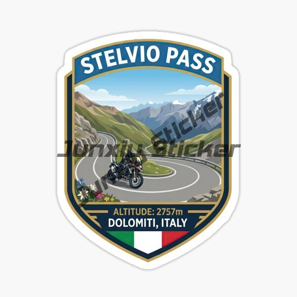 STELVIO PASS ITALIA Car Sticke - Car Accessories Nz review and price
