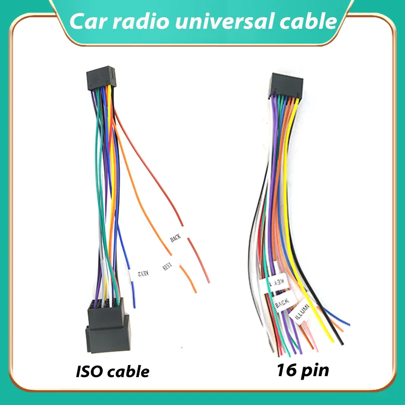 16 Pin To ISO Universal Power  - Car Accessories Usa review and price