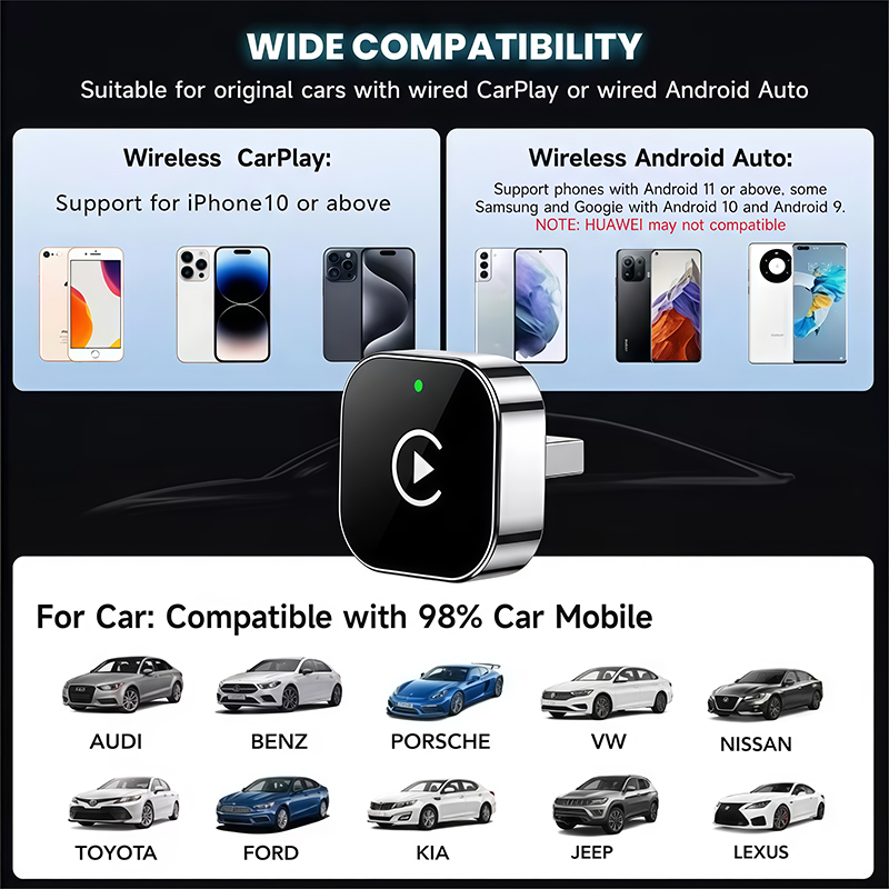 2-in-1 Wireless CarPlay Adapte - Car Accessories Usa review and price