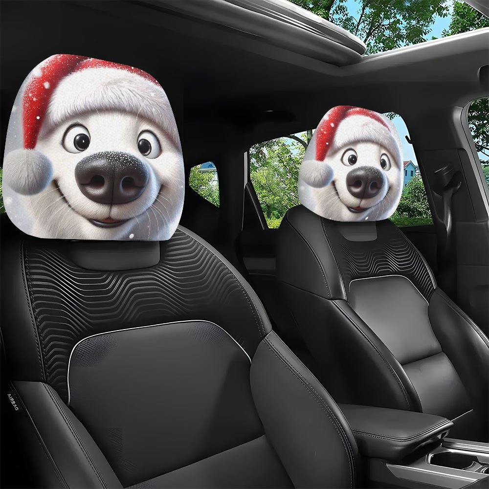 2pcs Christmas hats, cute pupp - Car Accessories For Winter review and price