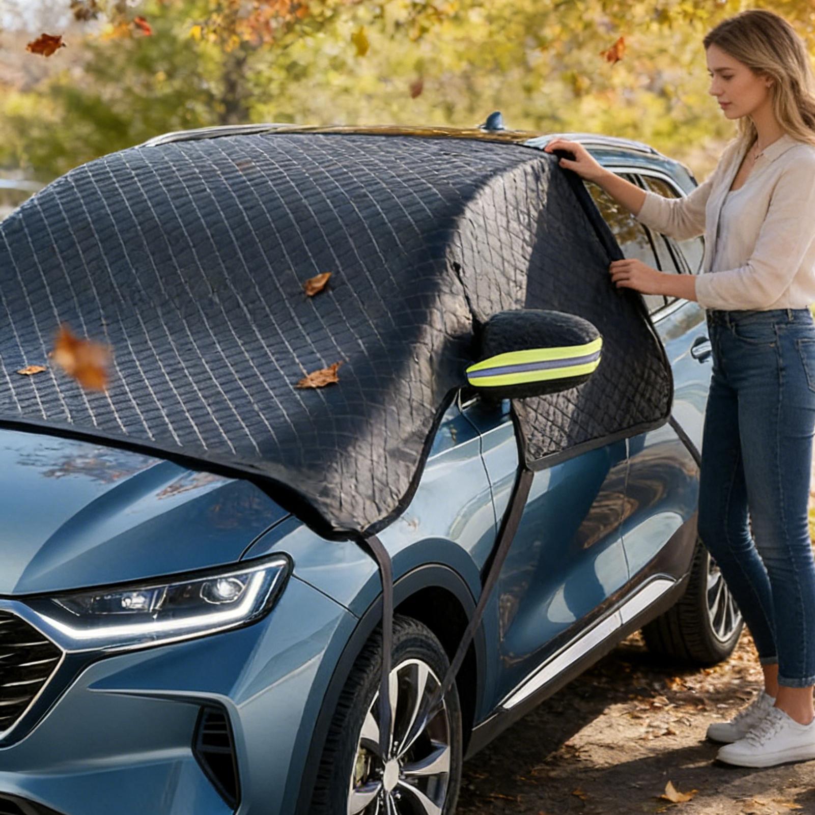 Car Anti-Frost Snow Cover with - Car Accessories For Winter review and price