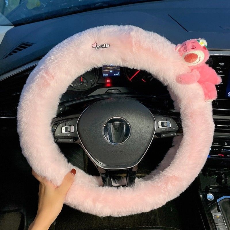 New Lotso Plush Steering Wheel - Car Accessories For Winter review and price