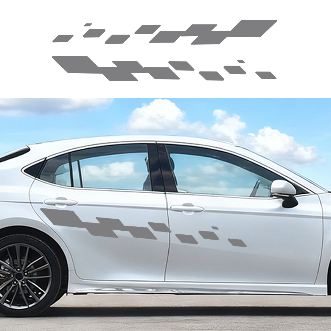 2pcs Car Door Decals Racing Ch - Car Accessories Nz review and price