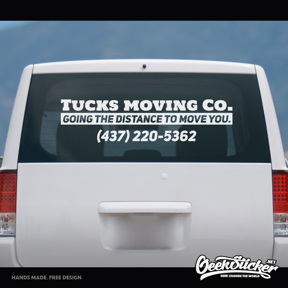 Custom Bussiness Name Sticker  - Car Accessories Nz review and price