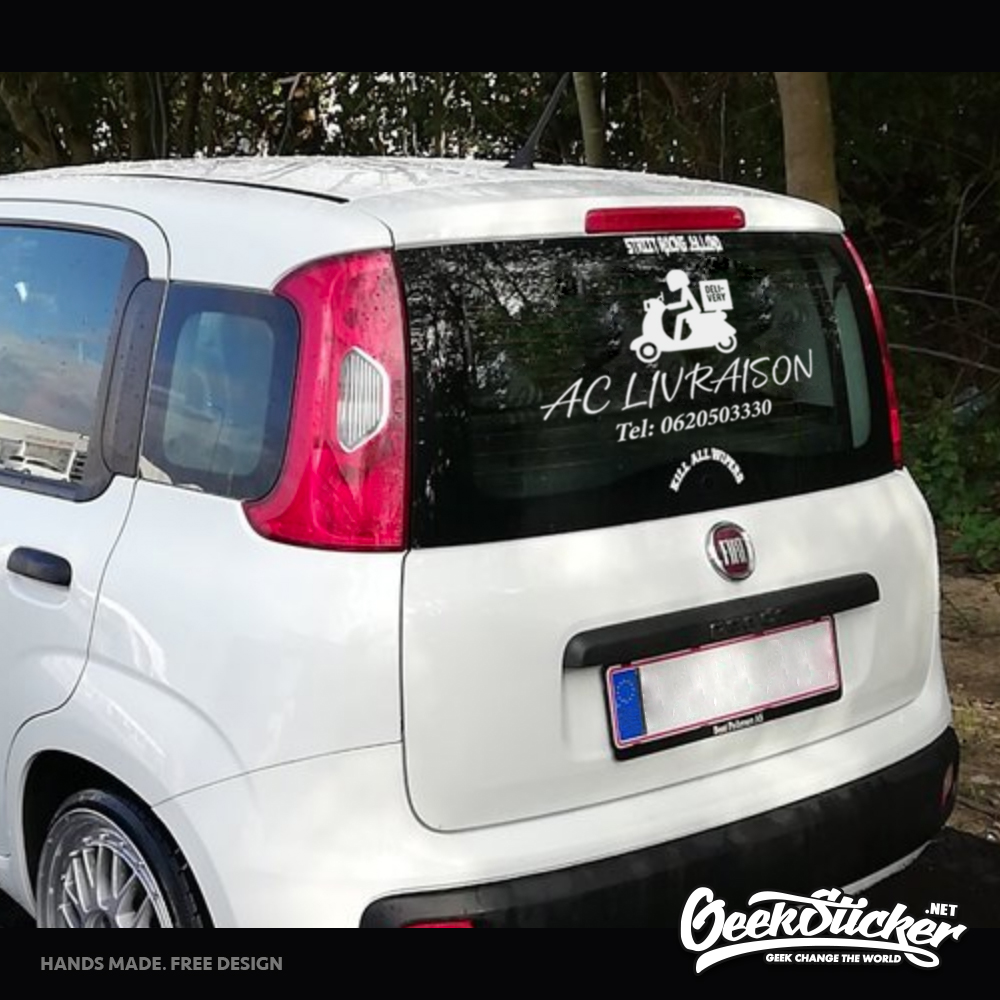 Custom Bussiness Name Sticker  - Car Accessories Nz review and price