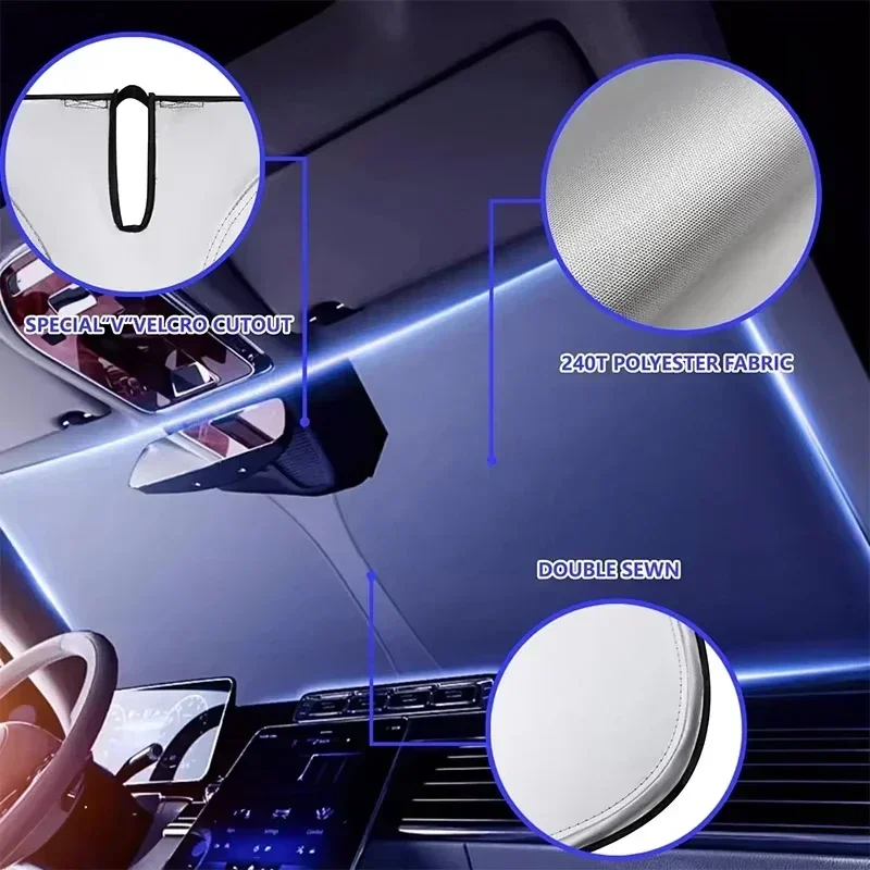 Car Front Window Sunshade UV P - Car Accessories Company review and price